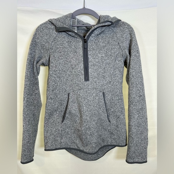 Lululemon Fleece & Thank You Pullover
Heathered White / Battleship Size 4 - Picture 3 of 9